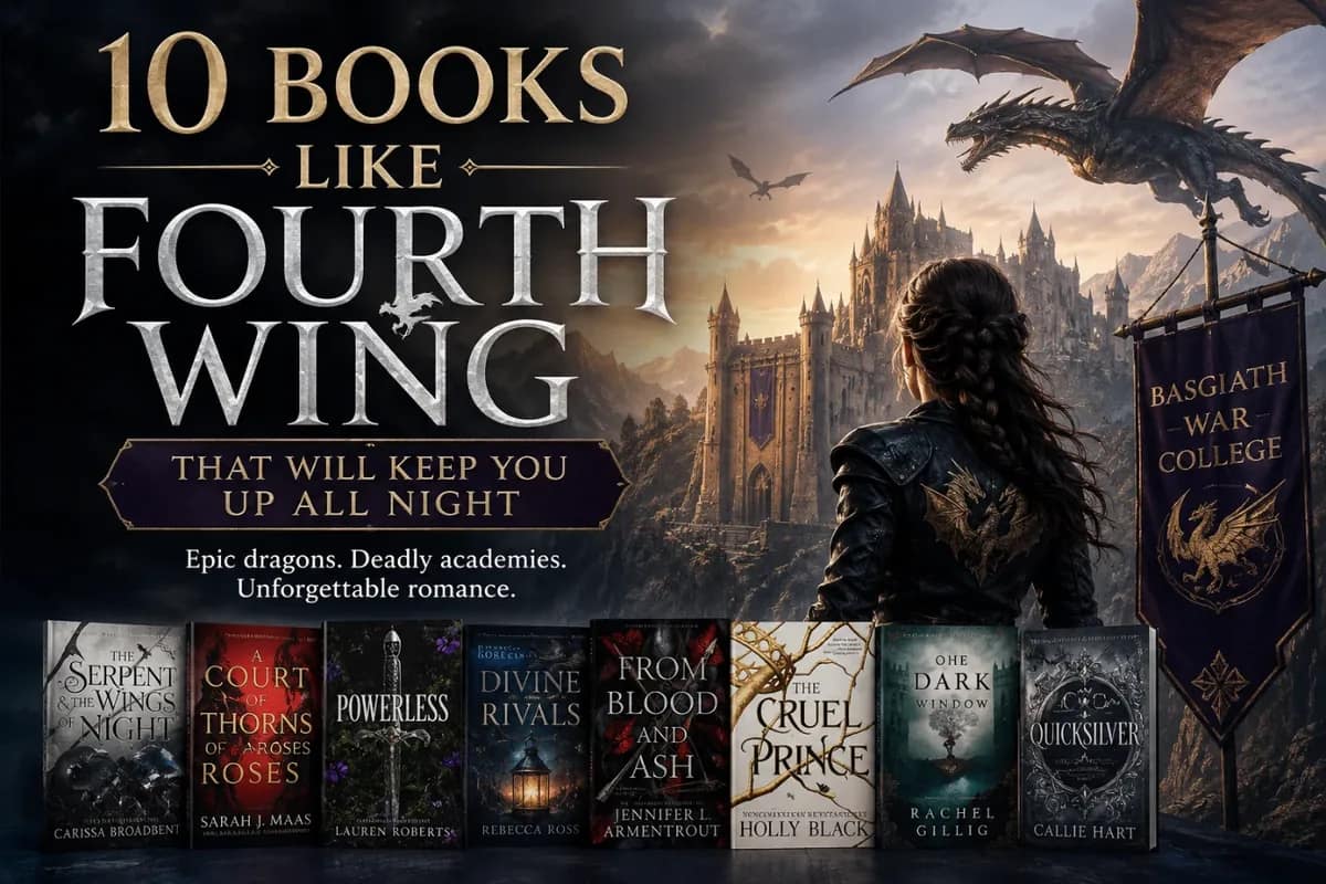 10 Books Like Fourth Wing That Will Keep You Up All Night